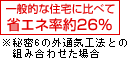 ��ʓI�ȏZ��ɔ�ׂ� �ȃG�l����26% ���閧6�̊O�ʋC�H�@�Ƃ̑g�ݍ��킹���ꍇ